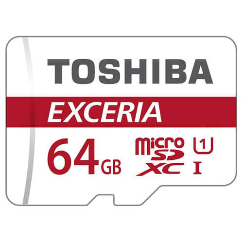 Microsd Toshiba 64gb Cl10 Uhs-I Adaptador Sd | Quonty.com | THN-M301R0640EA