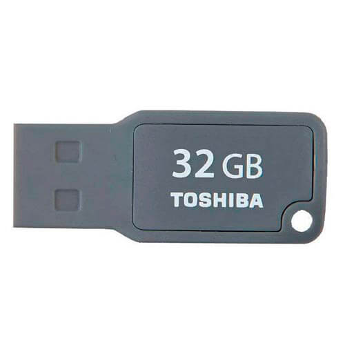 Pendrive Toshiba 32gb Usb2.0 Mikawa Gris | Quonty.com | THN-U201G0320M4