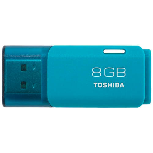 Pendrive Toshiba 8gb Usb2.0 Hayabusa Aqua | Quonty.com | THN-U202L0080E4
