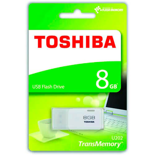 Pendrive Toshiba 8gb Usb2.0 Hayabusa Blanco | Quonty.com | THN-U202W0080E4