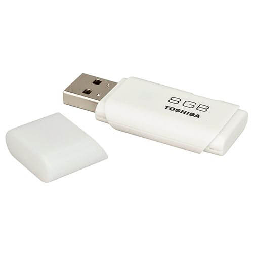 Pendrive Toshiba 8gb Usb2.0 Hayabusa Blanco | Quonty.com | THN-U202W0080E4