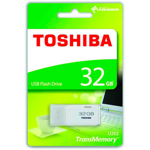 Pendrive Toshiba 32gb Usb2.0 Hayabusa Blanco | Quonty.com | THN-U202W0320E4