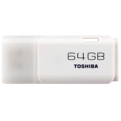 Pendrive Toshiba 64gb Usb2.0 Hayabusa Blanco | Quonty.com | THN-U202W0640E4
