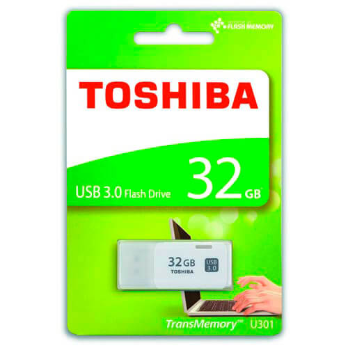 Pendrive Toshiba 32gb Usb3.0 Hayabusa Blanco | Quonty.com | THN-U301W0320E4