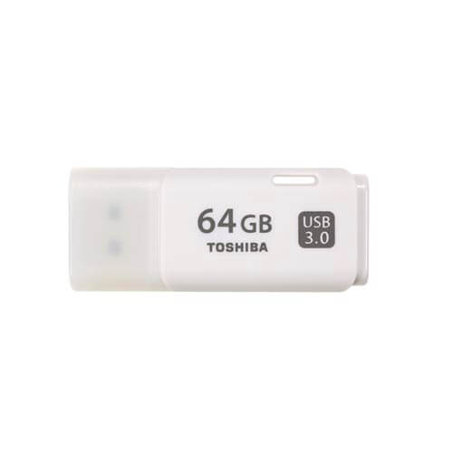 Pendrive Toshiba 64gb Usb3.0 Hayabusa Blanco | Quonty.com | THN-U301W640E4