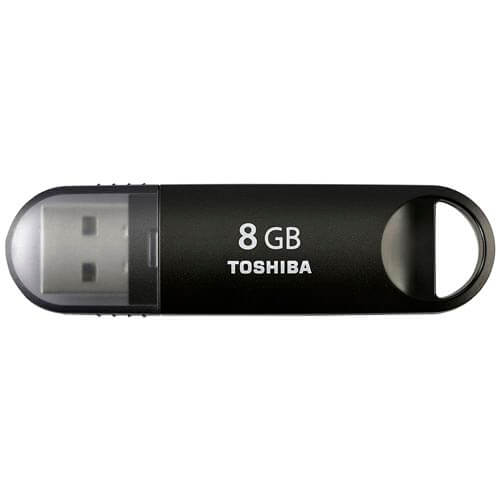 Pendrive Toshiba 8gb Usb3.0 Suzaku Negro | Quonty.com | THN-U361K0080M4
