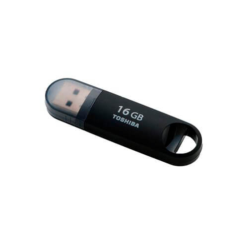 Pendrive Toshiba 16gb Usb3.0 Suzaku Negro | Quonty.com | THN-U361K0160M4