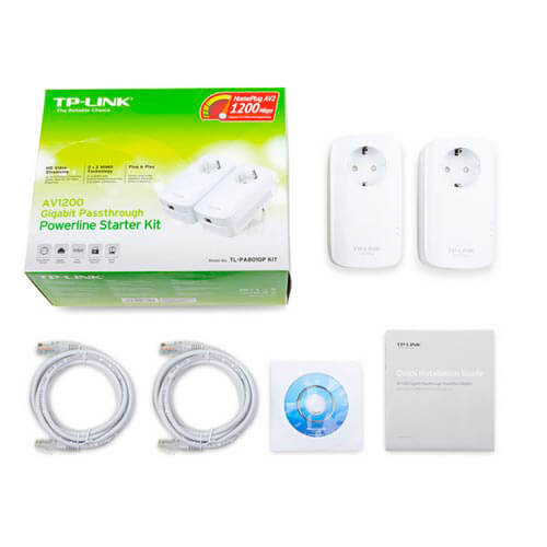 Kit Tplink Tl-Pa8010pkit Ac1200 Powerline Gigabit | Quonty.com | TL-PA8010PKIT