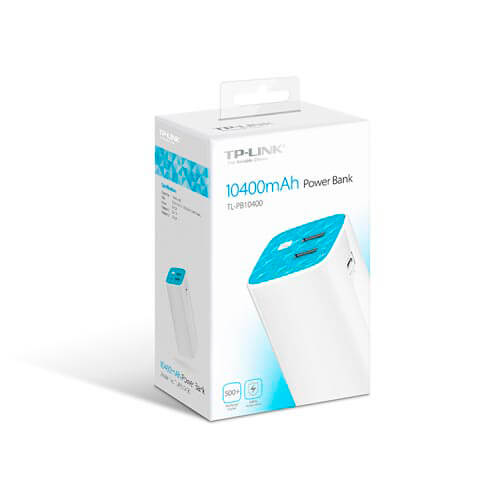 Powerbank/Bateria Externa Tp-Link Tl-Pb10400 10400mah 2usb | Quonty.com | TL-PB10400