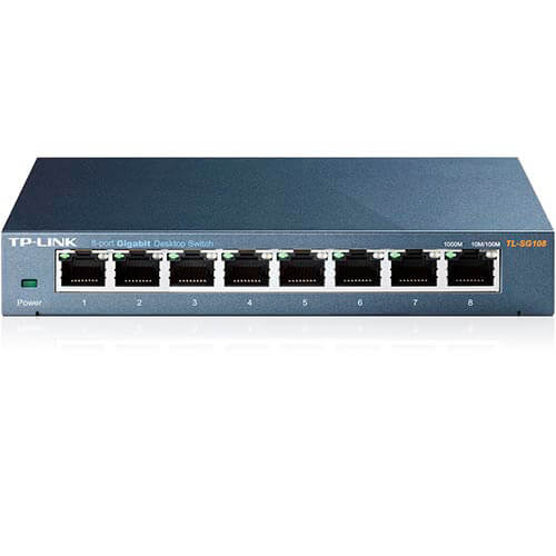 Switch Tp-Link 8ptos 10/100/1000 Tl-Sg108 | Quonty.com | TL-SG108