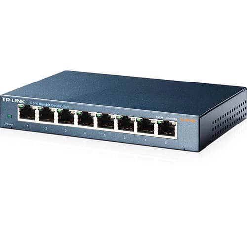 Switch Tp-Link 8ptos 10/100/1000 Tl-Sg108 | Quonty.com | TL-SG108