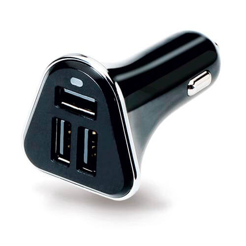Cargador Coche Tooq Tqcc-2003 3usb 5.2a | Quonty.com | TQCC-2003