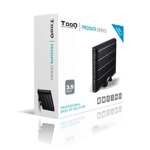 Caja Hdd Tooq Tqe-3530b 3.5'' Sata3 Usb3.0 Negra | Quonty.com | TQE-3530B