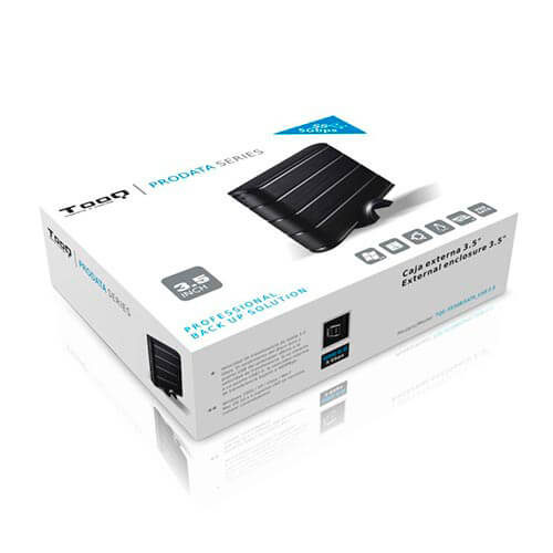 Caja Hdd Tooq Tqe-3530b 3.5'' Sata3 Usb3.0 Negra | Quonty.com | TQE-3530B