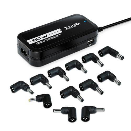 Cargador Auto Tooq 90w 12puntas 2usb | Quonty.com | TQLC-90BS02AT