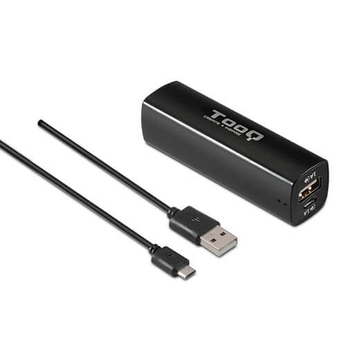 Powerbank/Bateria Externa Tooq Tqpb-1026-B 2600mah Negro | Quonty.com | TQPB-1026-B