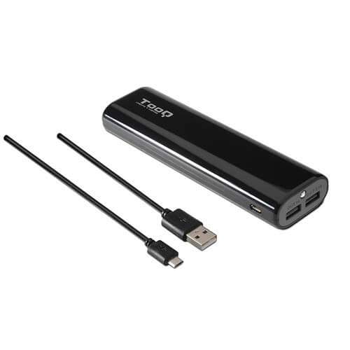 Powerbank/Bateria Externa Tooq Tqpb-1104-B 10400mah Negro | Quonty.com | TQPB-1104-B