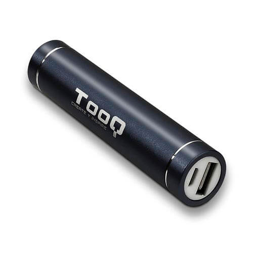 Powerbank/Bateria Externa Tooq Tqpb-1a26-B 2600mah Negro | Quonty.com | TQPB-1A26-B