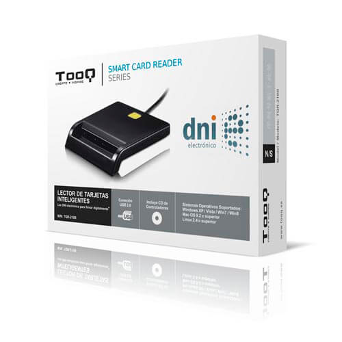 Lector Externo Usb2.0 Tooq Tqr-210b Dnie | Quonty.com | TQR-210B