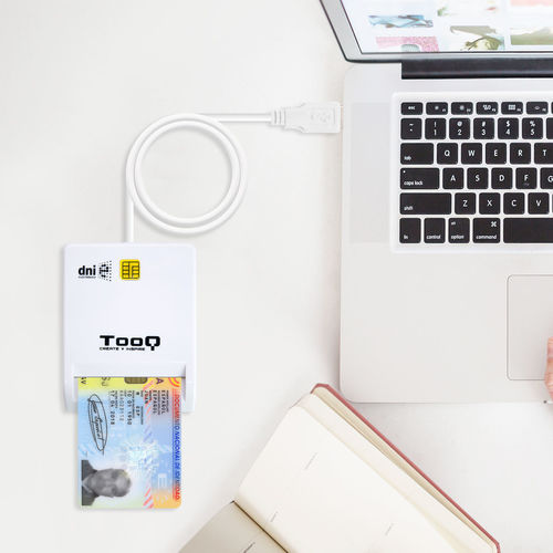Multilector Externo Usb2.0 Tooq Tqr-210w Dnie Blanco | Quonty.com | TQR-210W