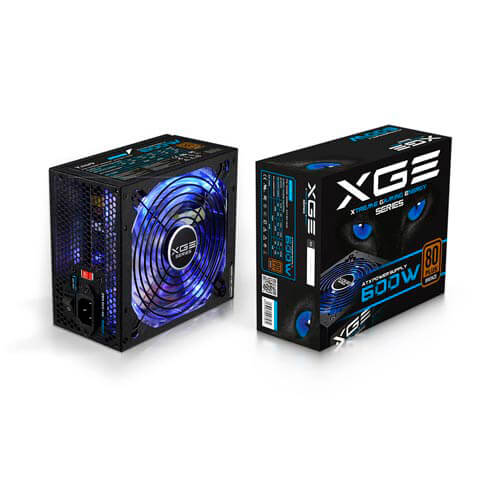 Fuente Tooq Gaming 600w Pfc-Activo 80+Bronze 14cm Atx | Quonty.com | TQXGEII-600SAP