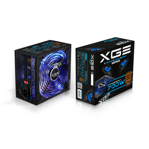 Fuente Tooq Gaming 700w Pfc-Activo 80+Bronze 14cm Atx | Quonty.com | TQXGEII-700SAP