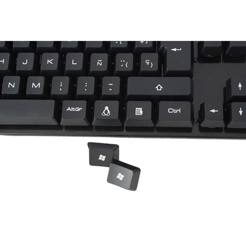 Combo Teclado/Raton Coolbox Vant Linux Edition | Quonty.com | VAN-KTR014