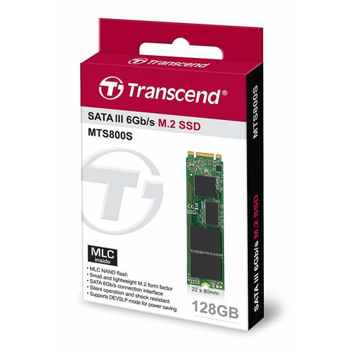 Ssd Transcend M.2 128gb Sata3 2280 800s | Quonty.com | TS128GMTS800S