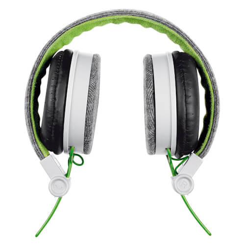 Auricular C/Micrófono Urban Revolt Fyber Gris Y Verde | Quonty.com | 20080