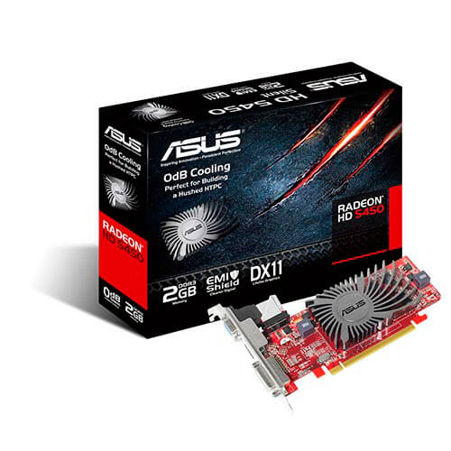 Asus Hd5450-Sl-2gd3-L 2gb Ddr3 Hdmi Pcie2.1 Lp | Quonty.com | 90-C1CNX1-S0UAN0YZ