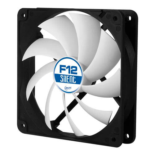 Ventilador 12cm Arctic F12 Silent 800rpm Blanco | Quonty.com | ACFAN00027A