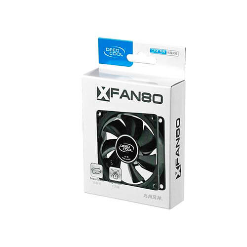 Ventilador Deepcool Xfan80 8cm 1.800rpm | Quonty.com | XFAN80