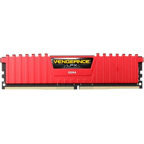 Corsair Ddr4 8gb 2666mhz Cl16 Vengeance Lpx Red | Quonty.com | CMK8GX4M1A2666C16R