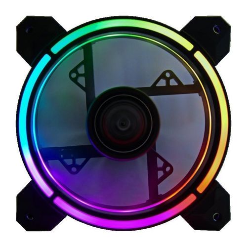 Ventilador 12cm 3go Droxio Negro Rgb | Quonty.com | FAN12ARGB