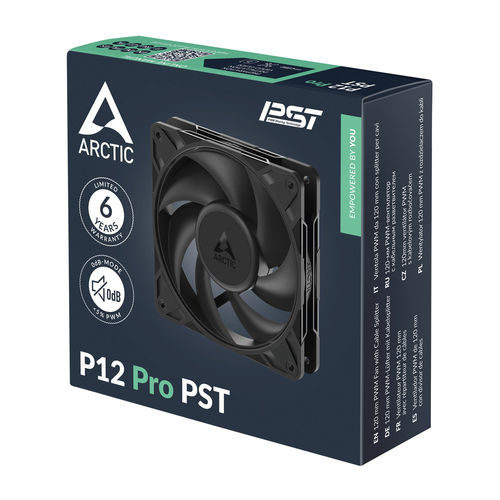 Ventilador 12cm Arctic P12 Pro Pst Negro | Quonty.com | ACFAN00306A