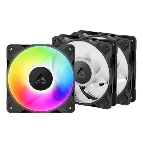 Ventilador 12cm Arctic P12 Pro Pwm Negro A-Rgb Pack 3 Ventiladores | Quonty.com | ACFAN00310A