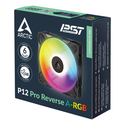 Ventilador 12cm Arctic P12 Pro Reserve A-Rgb | Quonty.com | ACFAN00322A