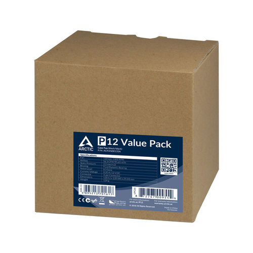 Ventilador 12cm Arctic P12 Value Pack 5 Unidades | Quonty.com | ACFAN00135A