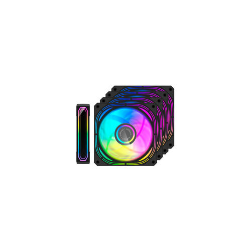 Ventilador 12cm Coolbox Infinity Pro A-Rgb Kit 4 Ventiladores | Quonty.com | COO-VAU-ARX4