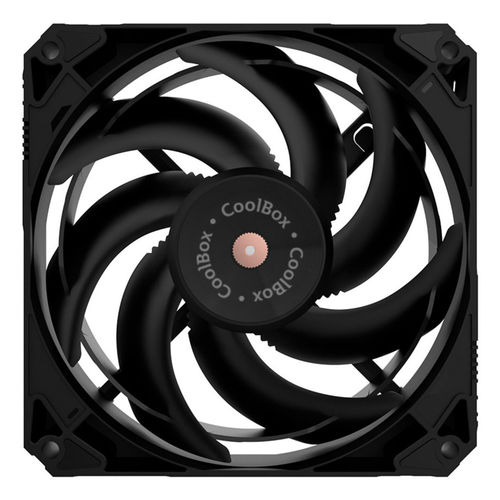 Ventilador 12cm Coolbox V12 Pwm Negro | Quonty.com | COO-VA12-03B