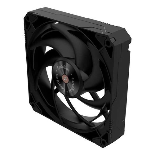 Ventilador 12cm Coolbox V12 Pwm Negro | Quonty.com | COO-VA12-03B