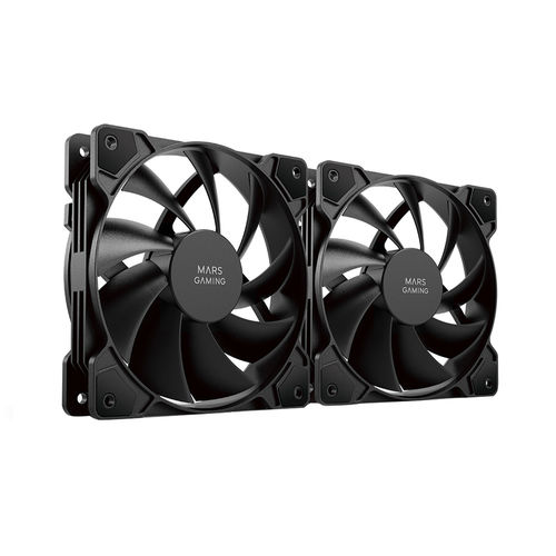 Ventilador 12cm Mars Gaming Mfprox2 Negro Pack 2 Unidades | Quonty.com | MFPROX2