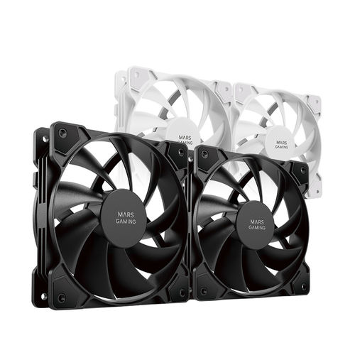 Ventilador 12cm Mars Gaming Mfprox2 Negro Pack 2 Unidades | Quonty.com | MFPROX2