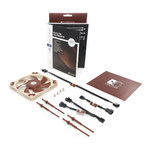 Ventilador 12cm Noctua Nf-A12x15-Pwm 1.850rpm Marron | Quonty.com | NF-A12X15-PWM
