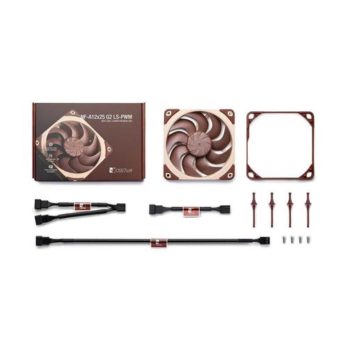Ventilador 12cm Noctua Nf-A12x25 G2 Ls-Pwm Marron | Quonty.com | NF-A12X25G2LS-PWM
