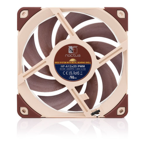 Ventilador 12cm Noctua Nf-A12x25-Pwm 2.000rpm Marron | Quonty.com | NF-A12X25-PWM