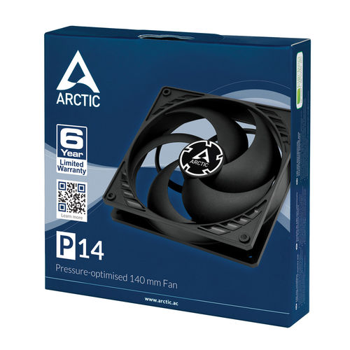 Ventilador 14cm Arctic P14 Negro | Quonty.com | ACFAN00123A