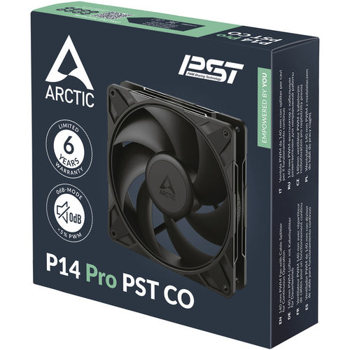 Ventilador 14cm Arctic P14 Pro Pst Co Negro | Quonty.com | ACFAN00316A