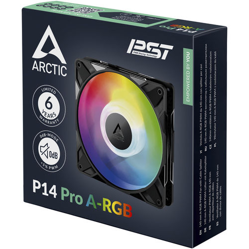 Ventilador 14cm Arctic P14 Pro Pwm Negro A-Rgb | Quonty.com | ACFAN00315A