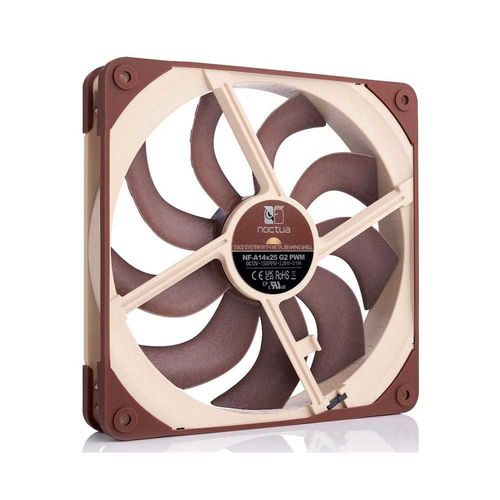 Ventilador 14cm Noctua Nf-A14x25 G2 Pwm Marron | Quonty.com | NF-A14X25G2PWM